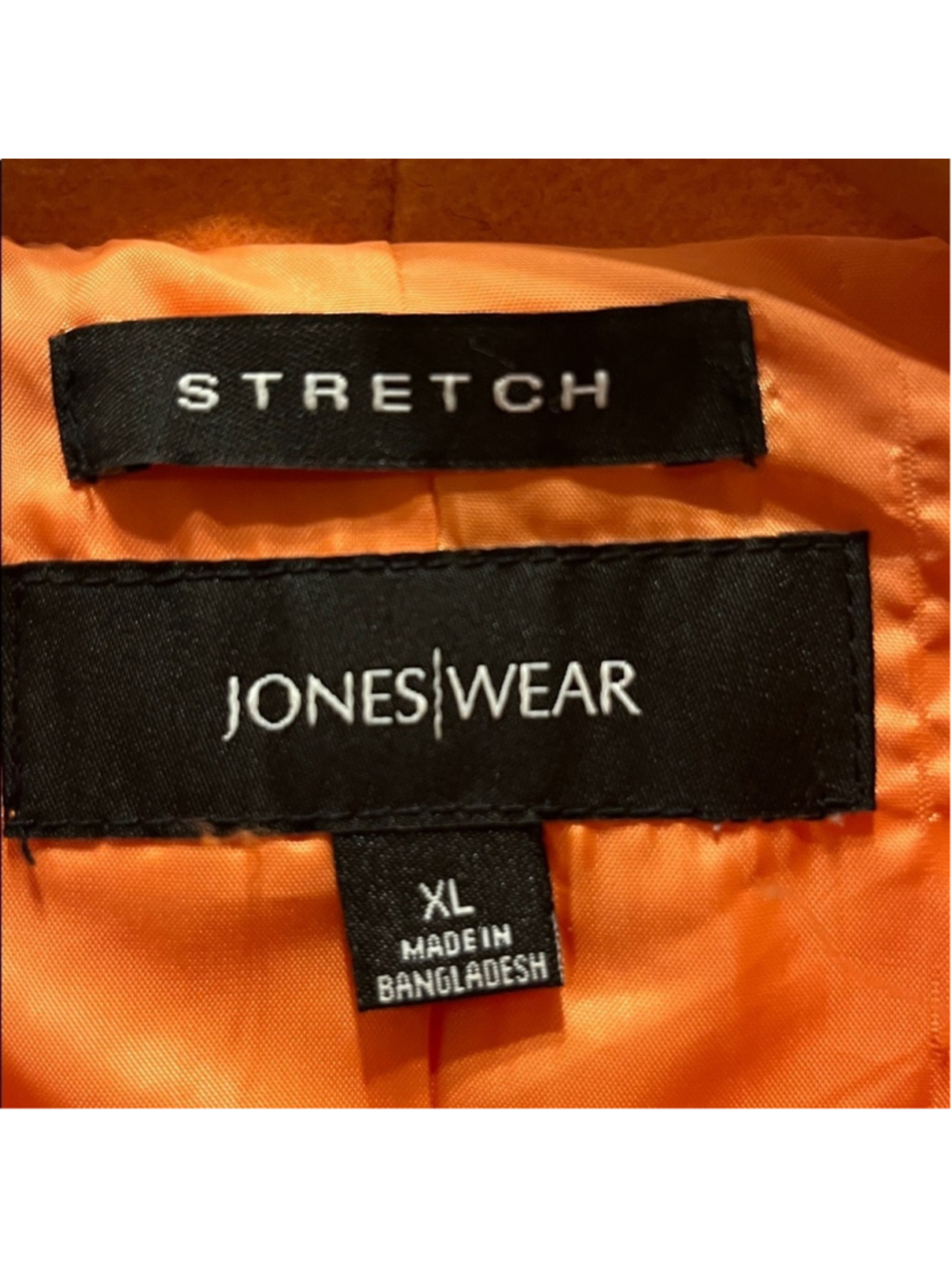 Jones New York Women's Bright Orange Blazer - Picture 2 of 4